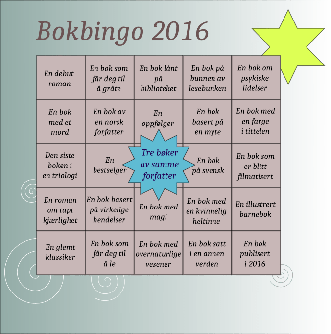 Bokbingo 2016 | edgeofaword