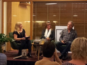 Cilla og Rolf Börjlind på pocketparty hos Gyldendal